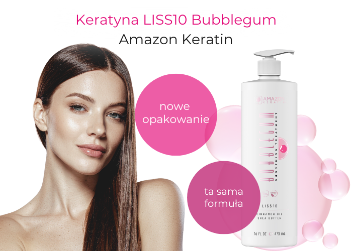 Keratyna LISS10 Bubblegum w nowym opakowaniu